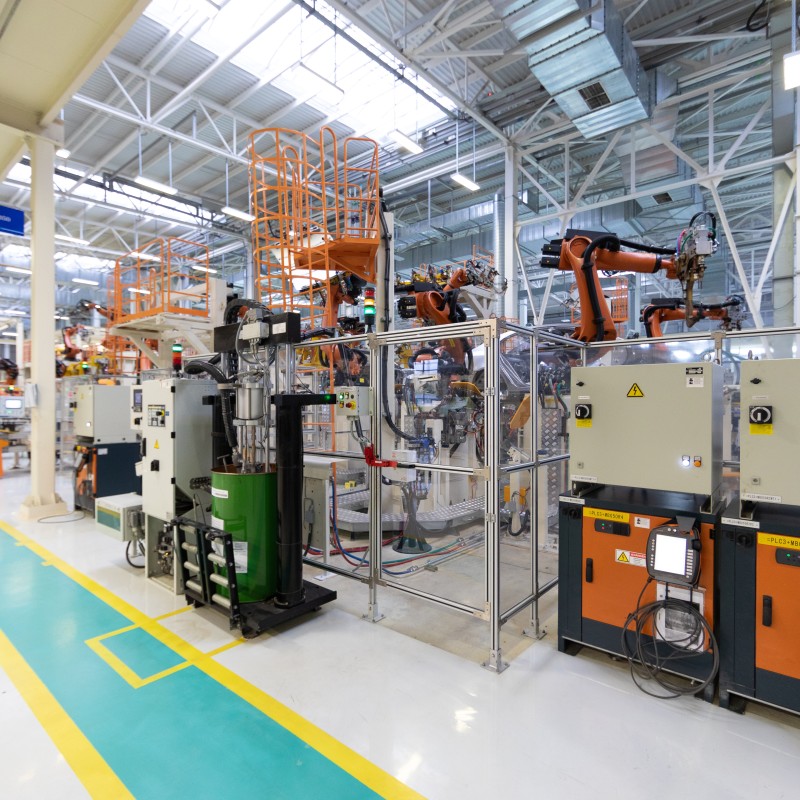Plant automotive industry shop production assembly machines