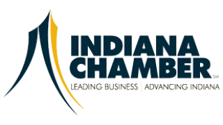 Indiana chamber logo blue landscape