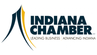 Indiana chamber logo blue landscape